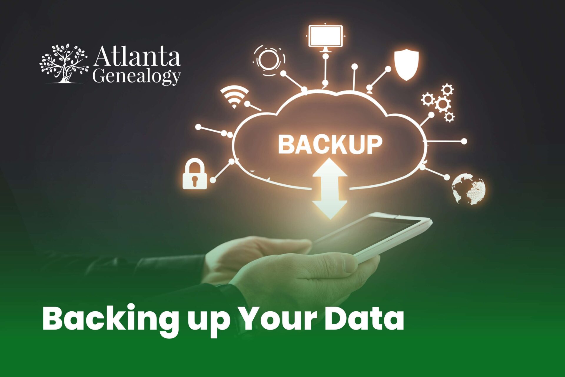 backing up your data
